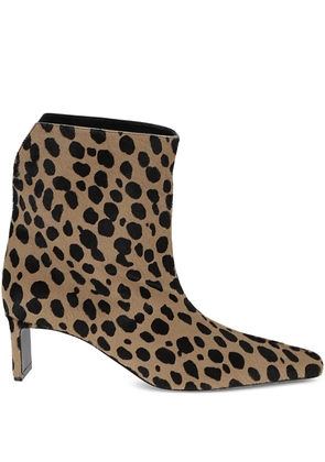 KHAITE 55mm Ona ankle boots - Neutrals