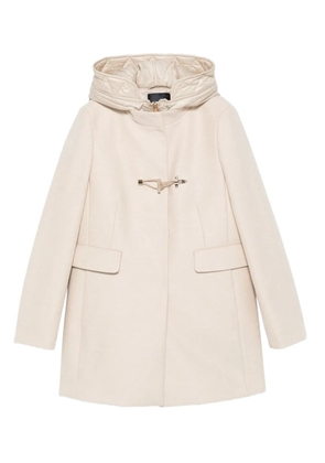 Fay hooded coat - Neutrals