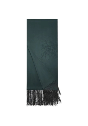 Shanghai Tang fringed scarf - Green