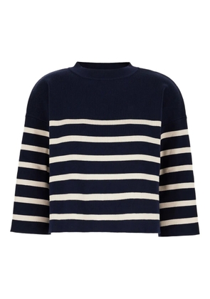 Weekend Max Mara striped rib-knit sweater - Blue