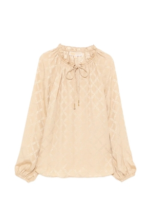 Michael Kors monogram blouse - Neutrals