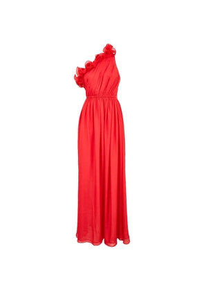 Leo Lin Jenni one-shoulder maxi dress - Red