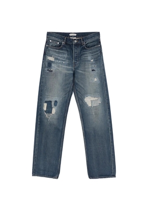 JW Anderson patchwork straight leg jeans - Blue