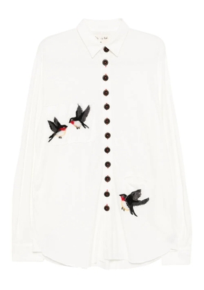 GG IN RED Birdwatcher shirt - Neutrals