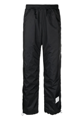 Thom Browne logo-patch sheer-ripstop track pants - Blue