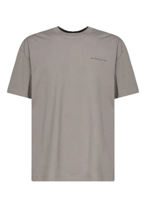 Ih Nom Uh Nit This Is Authentic graphic-print T-shirt - Grey