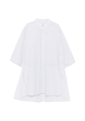 Hed Mayner striped long-sleeve shirt - White