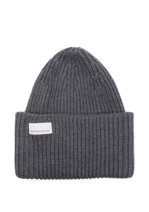 Nine In The Morning ribbed wool beanie - Grey