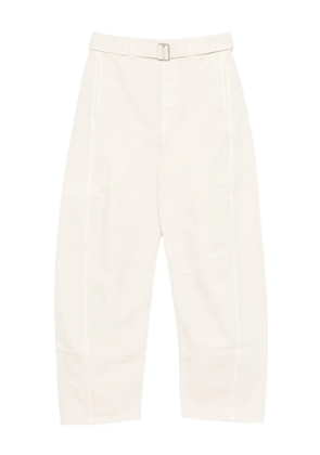 LEMAIRE belted panelled jeans - Neutrals