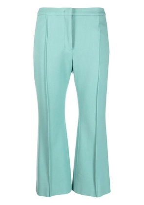 Jil Sander mid-rise cropped trousers - Green