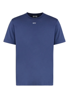 Off-White logo-print T-shirt - Blue