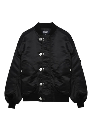 Comme des Garçons Homme satin-finish bomber jacket - Black