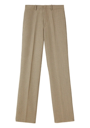 Jil Sander check-pattern straight-leg trousers - Neutrals