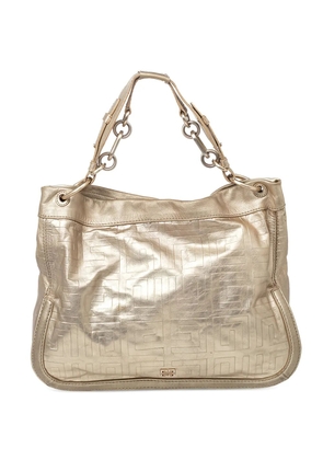 Givenchy Pre-Owned 4G-embossed shoulder bag - Gold