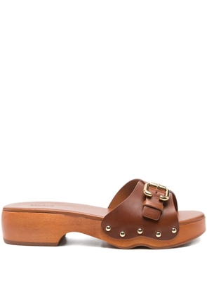 Chloé 40mm Jeanette slip-on sandals - Brown