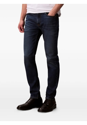 Calvin Klein five-pockets logo-patch jeans - Blue