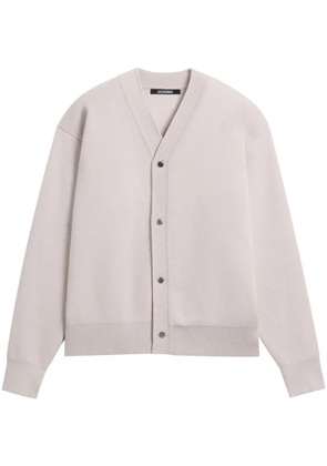 Jacquemus Le Cardigan Boutonne cardigan - Neutrals