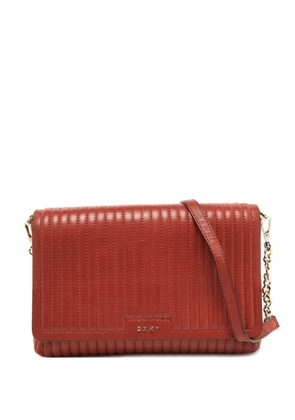 DKNY Vintage quilted leather shoulder bag - Red
