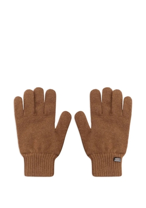 Moorer Easton cashmere gloves - Brown