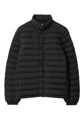 Burberry logo-patch padded jacket - Black
