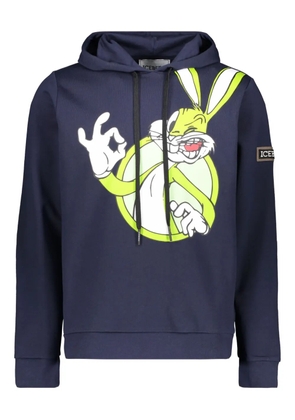 Iceberg graphic-print hoodie - Blue