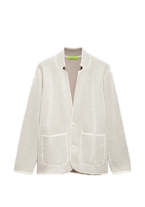 Shanghai Tang Tang button-pocket blazer - Neutrals