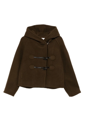 Low Classic wool blend single-breasted coat - Brown