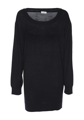 Agnona Vintage jersey long-sleeves sweater - Black