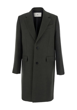 AMI Paris single-breasted coat - Grey