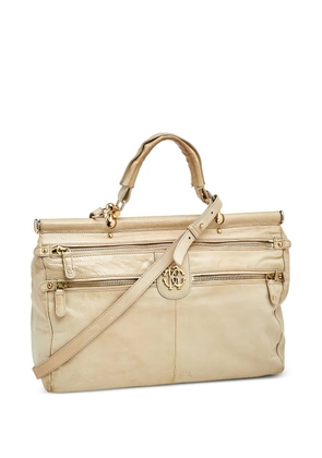Roberto Cavalli Vintage pre-owned leather tote bag - Neutrals
