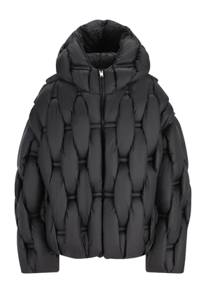 RAXXY hooded quilted jacket - Black