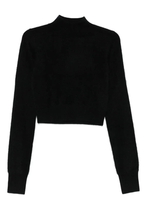 Sportmax high-neck sweatshirt - Black