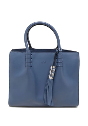 Tod's Vintage Lady Moc leather tote bag - Blue