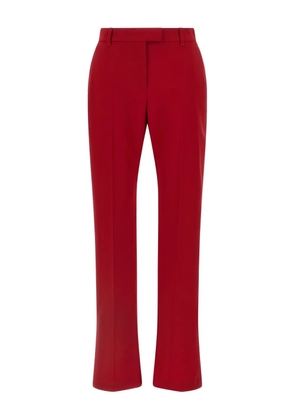 Alexander McQueen pleated flared trousers