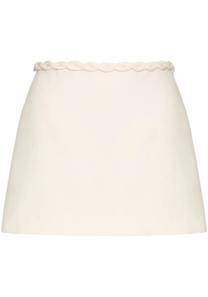 Valentino Garavani Crepe Couture mini skirt - White