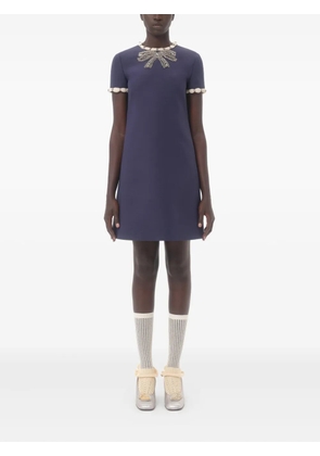 Valentino Garavani Crepe Couture mini dress - Blue