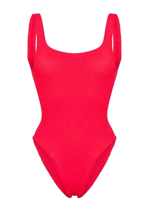 Hunza G Square Neck textured swimsuit