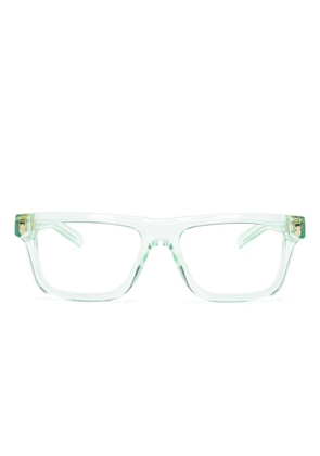 Gucci Eyewear transparent square-frame glasses - Green