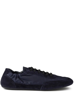 Prada Collapse Re-Nylon suede sneakers - Blue