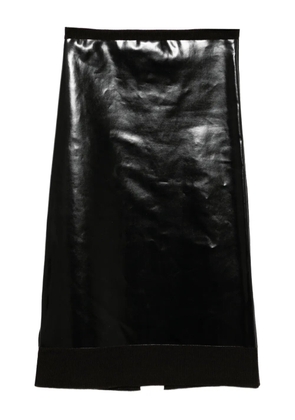 MM6 Maison Margiela panelled skirt - Brown