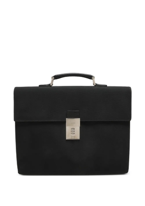 Gucci Pre-Owned leather combination-lock briefcase - Black