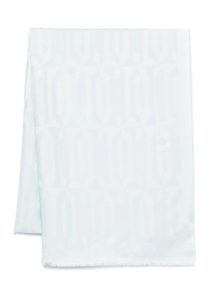 Lanvin monogram shawl - Blue