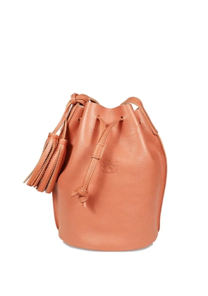 Il Bisonte Silvia tassel drawstring bucket bag - Pink