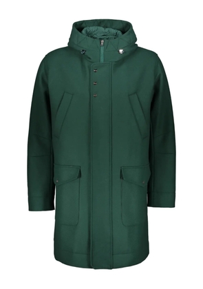 Herno zip hooded coat - Green