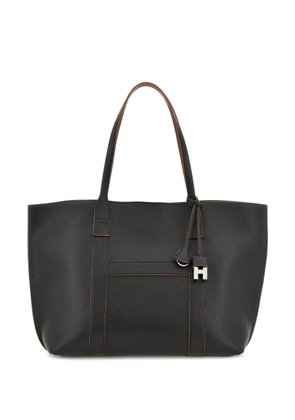 Hogan logo charm tote bag - Black