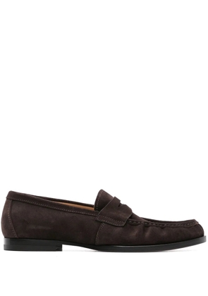 Scarosso Fred suede loafers - Brown