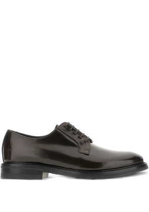 Seboy leather lace-up oxford shoes - Brown