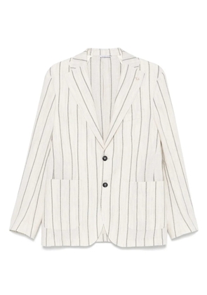 Manuel Ritz striped blazer - Neutrals