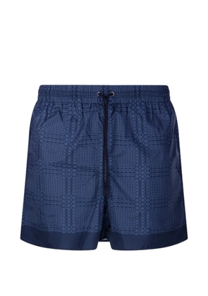 Gucci drawstring swim shorts - Blue