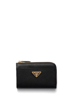 Prada saffiano leather keychain - Black